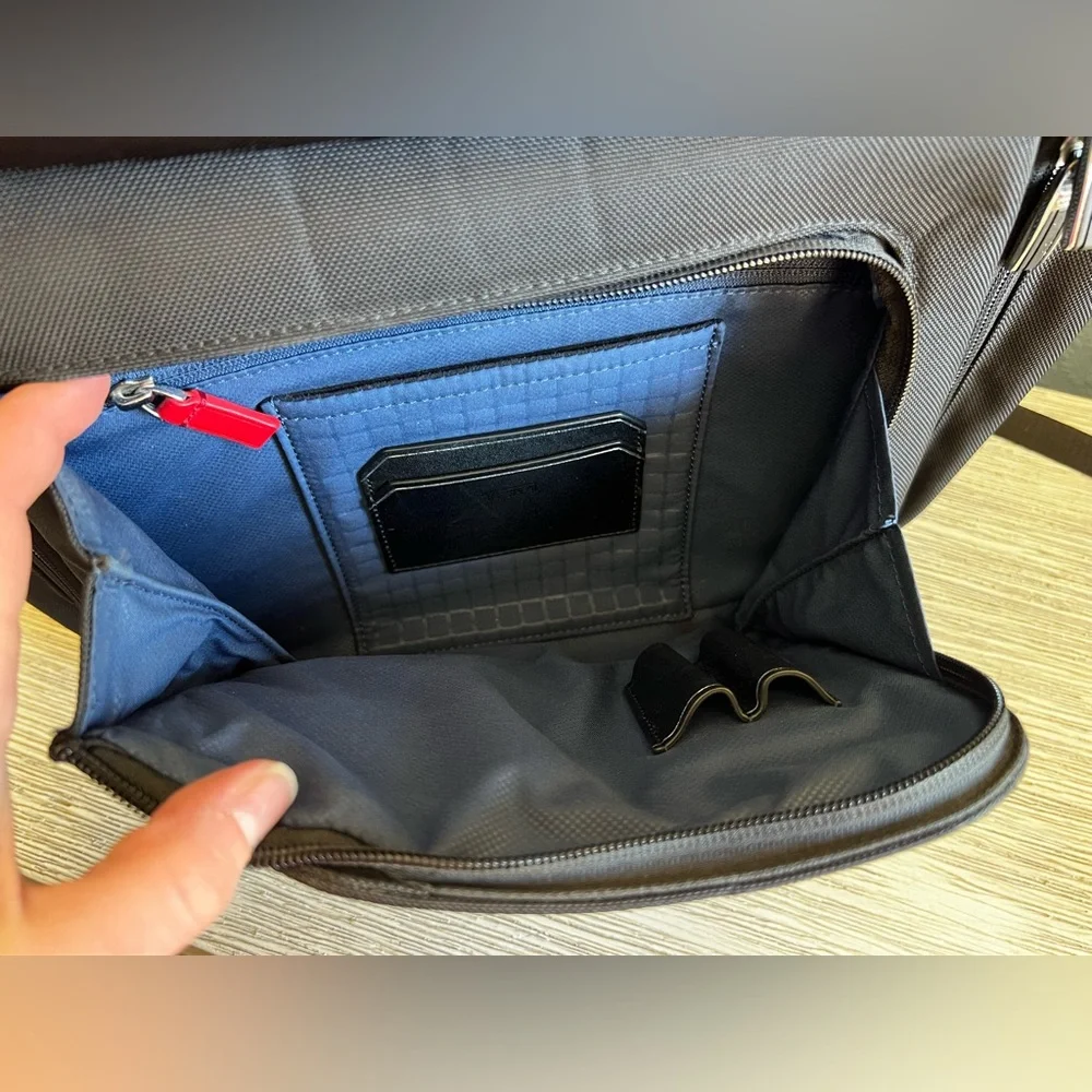 Tumi Arrive Bradley Black Nylon & Leather Travel Backpack 🟣FINAL PRICE🟣 - Picture 7 of 16